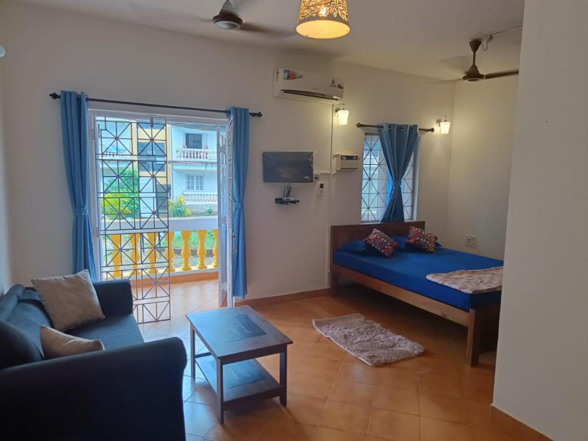 Contemporary Studio Apartment In Calangute, Goa Dış mekan fotoğraf